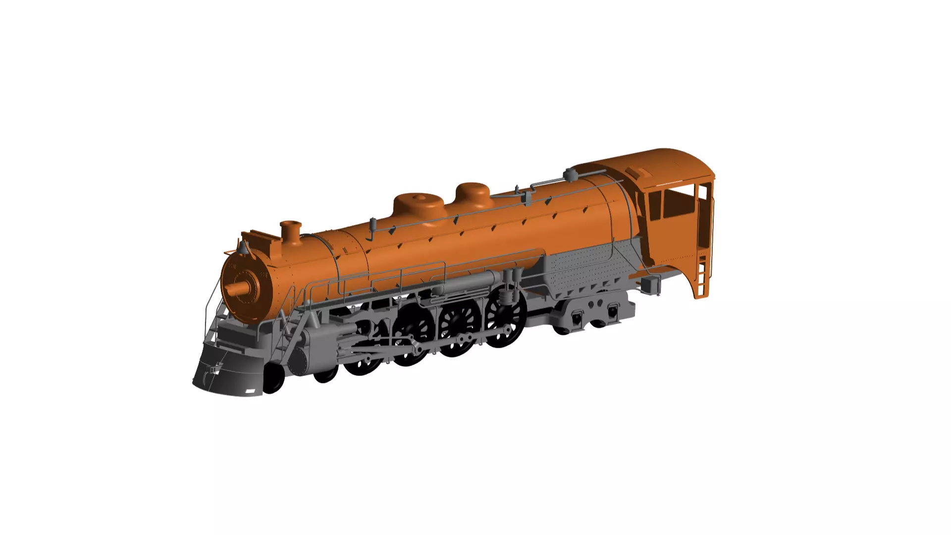   locomotive  3D model_0