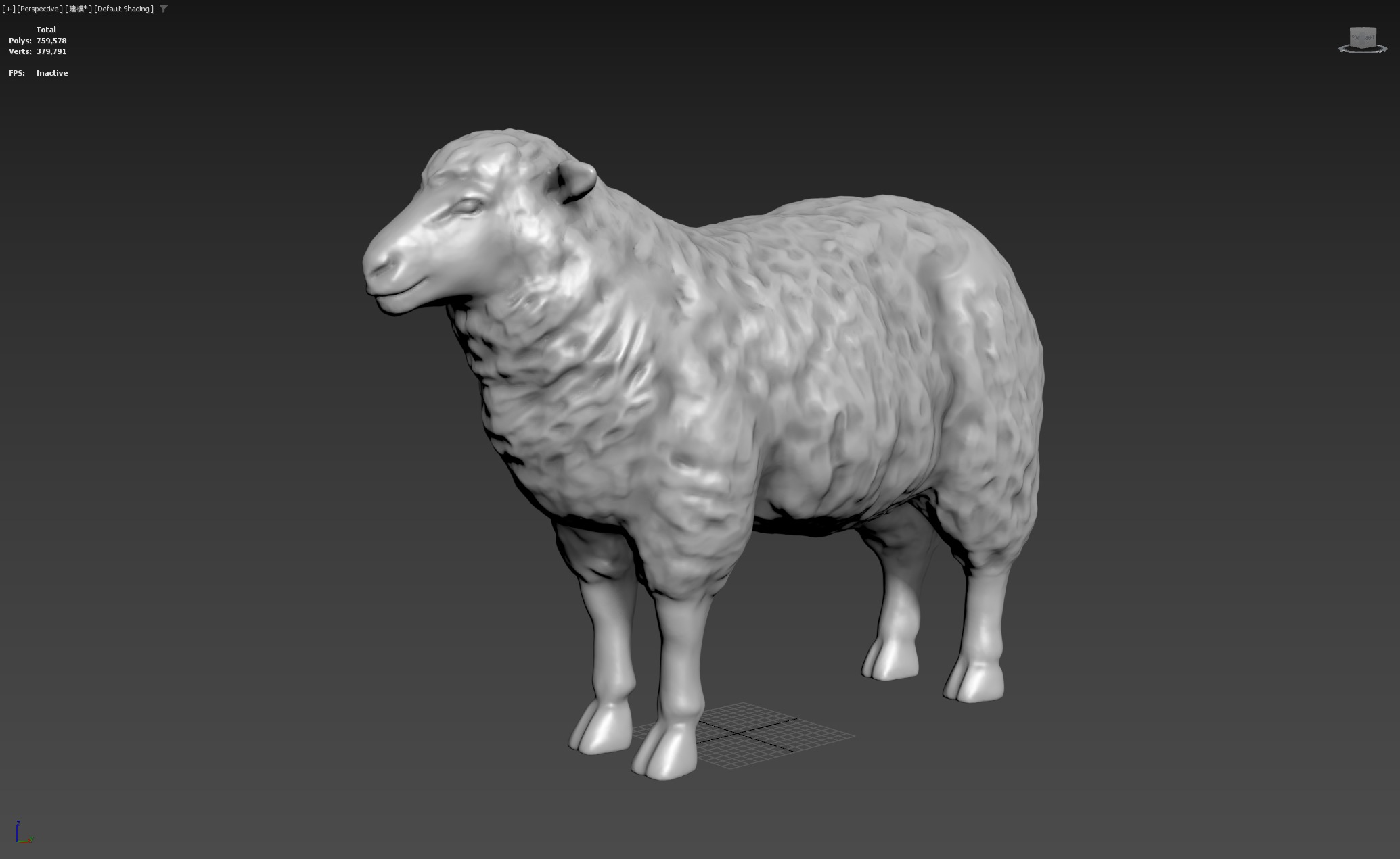 Sheep 3D print model_8