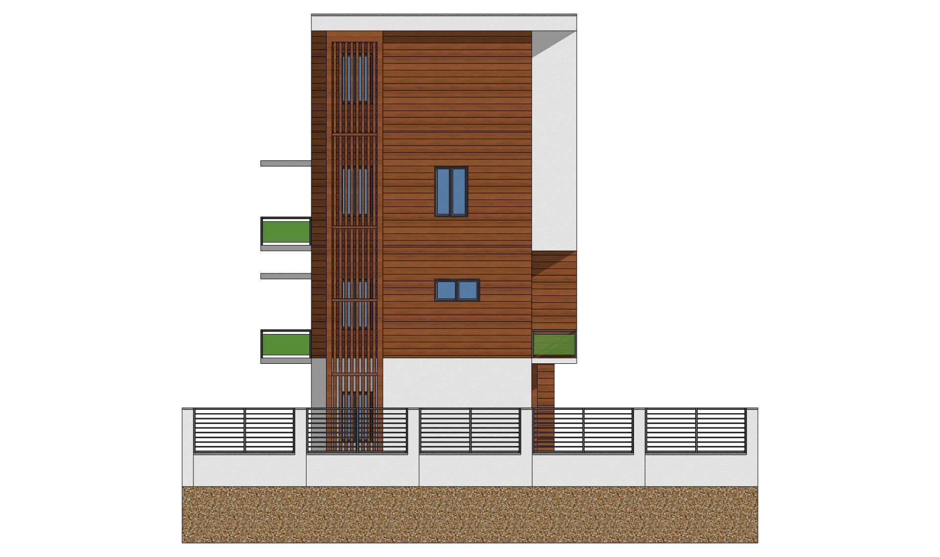 Modern House 5 3D model_16