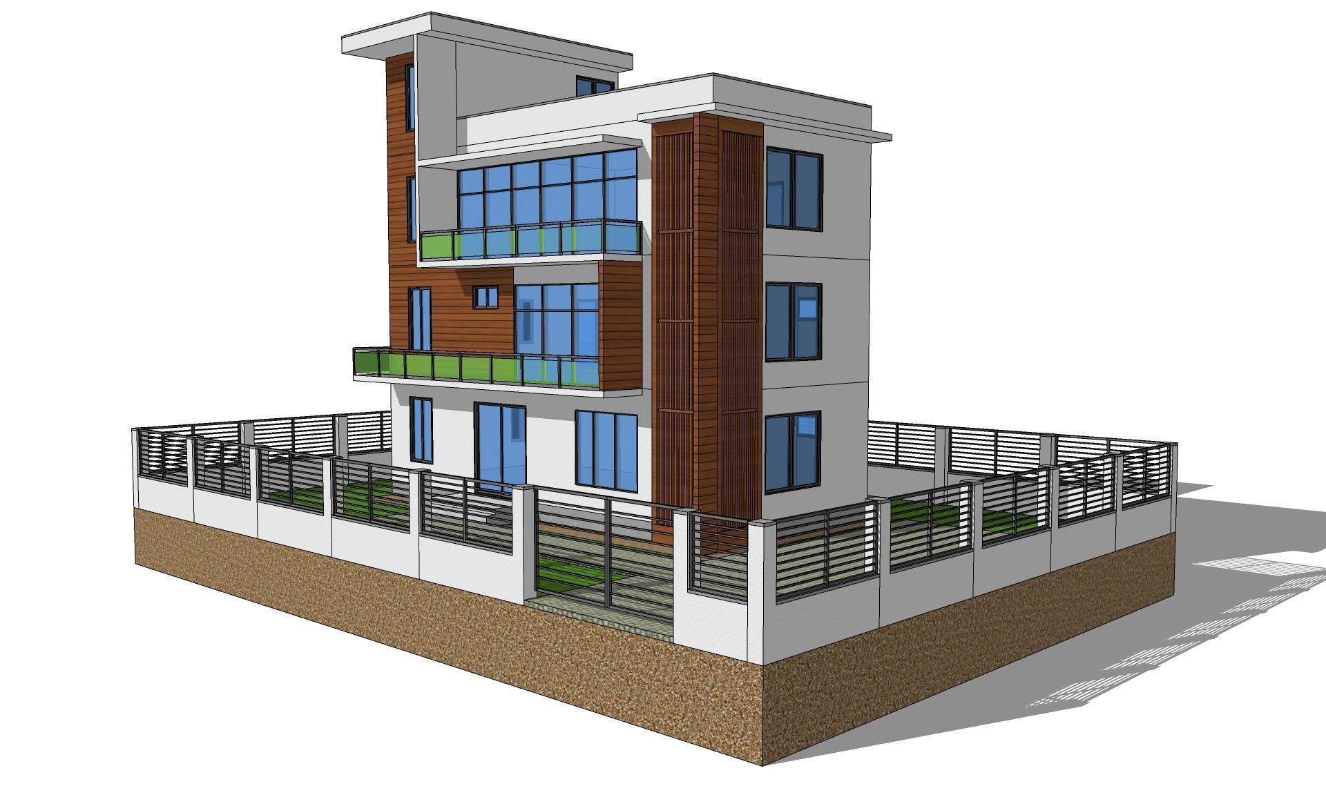 Modern House 5 3D model_18