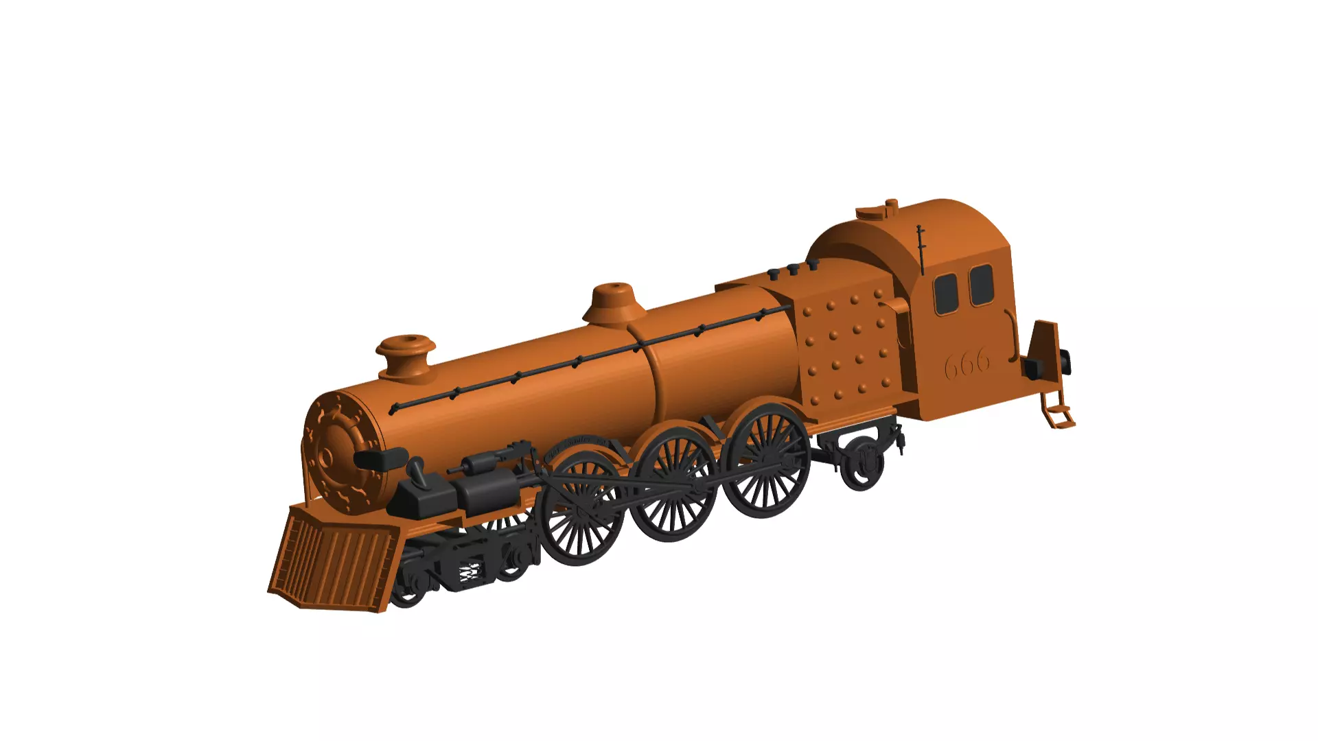 locomotive 3D model_0