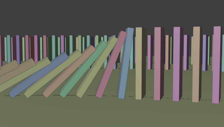 Domino rack Low-poly 3D model_1