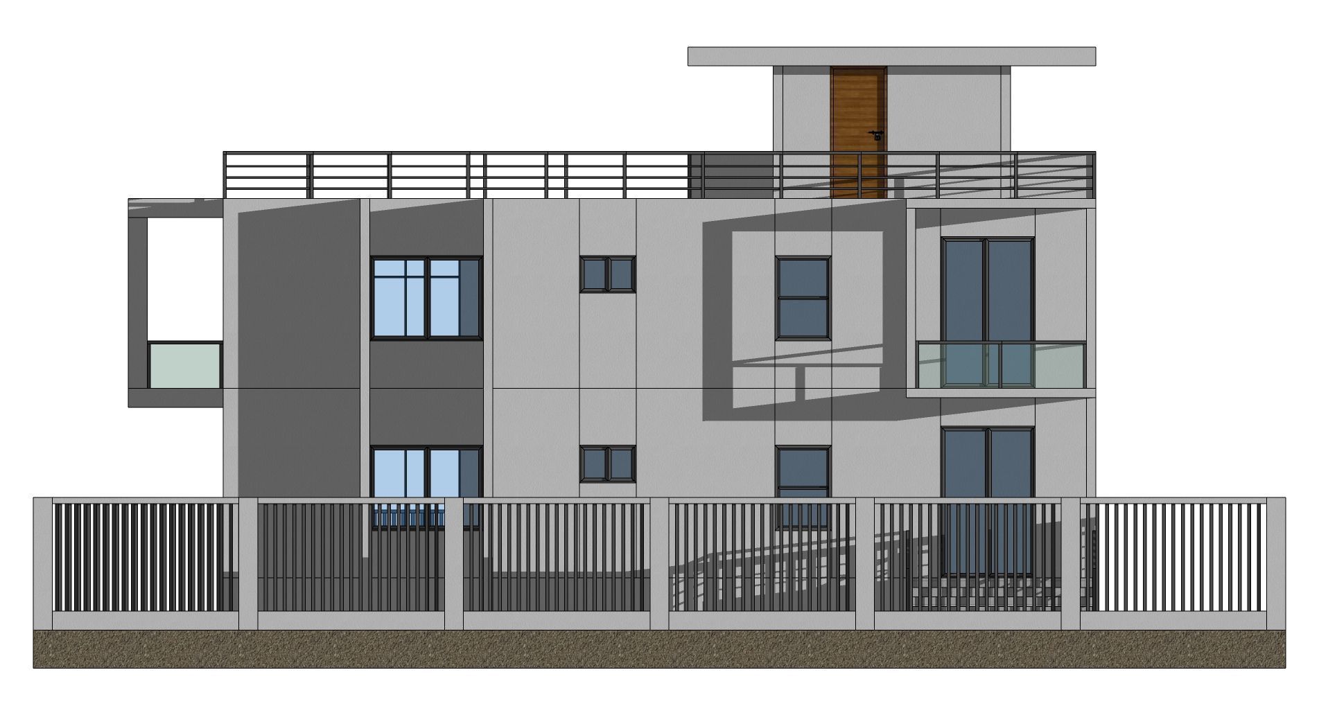 Modern House 7 3D model_14