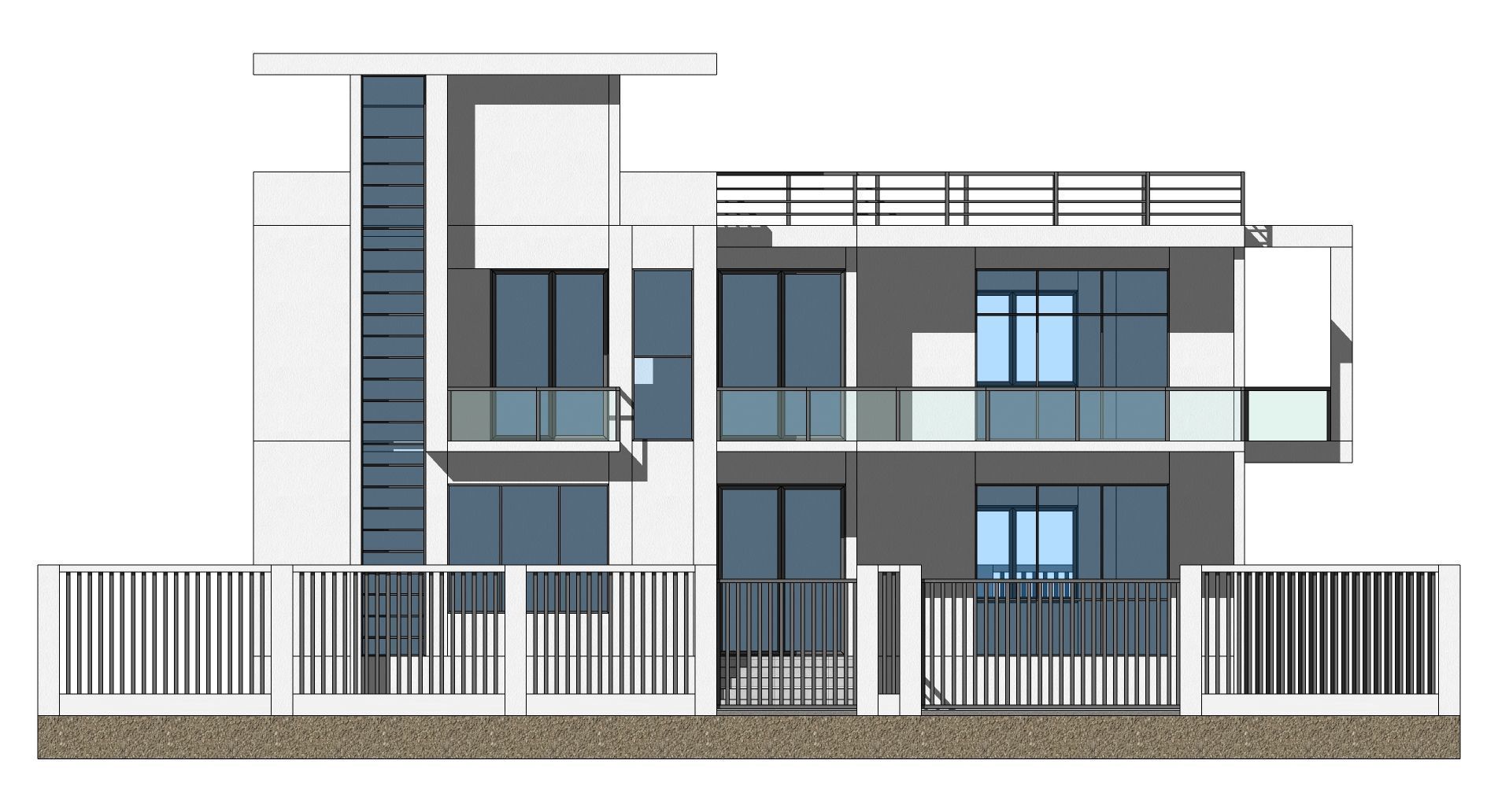 Modern House 7 3D model_13