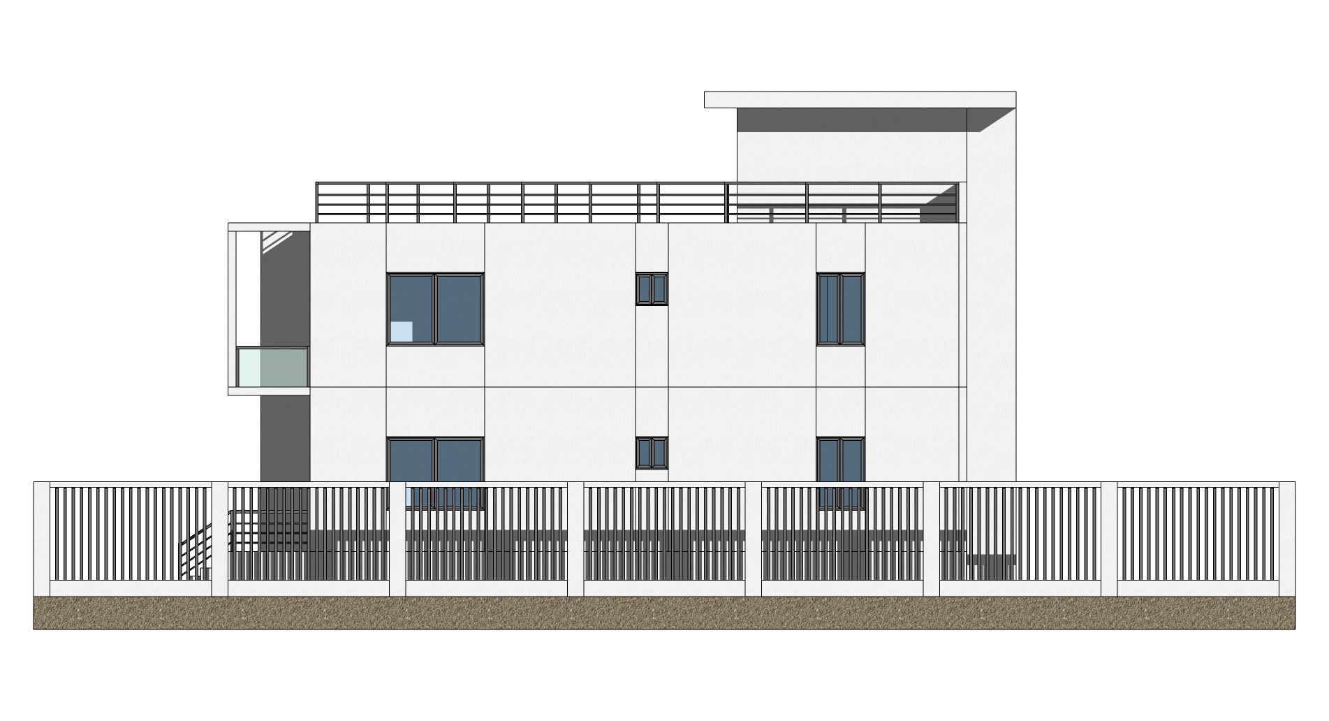 Modern House 7 3D model_15