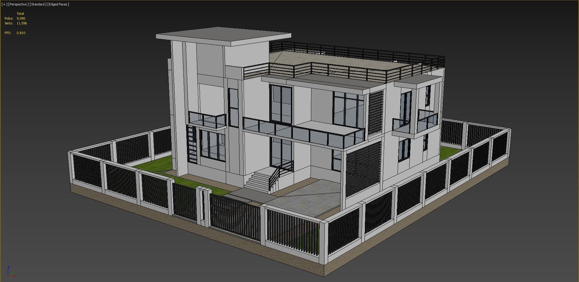 Modern House 7 3D model_18