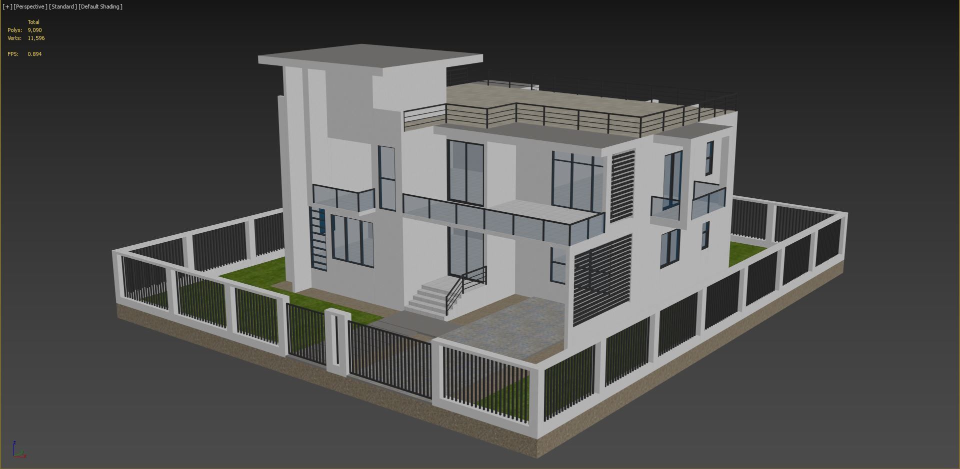 Modern House 7 3D model_17