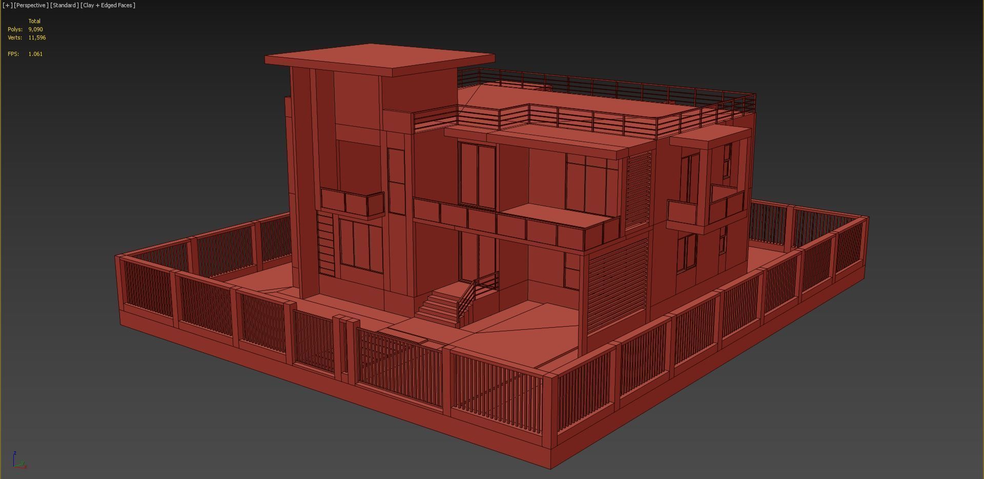 Modern House 7 3D model_19