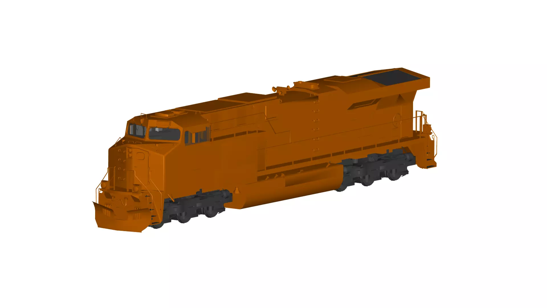 train 3D model