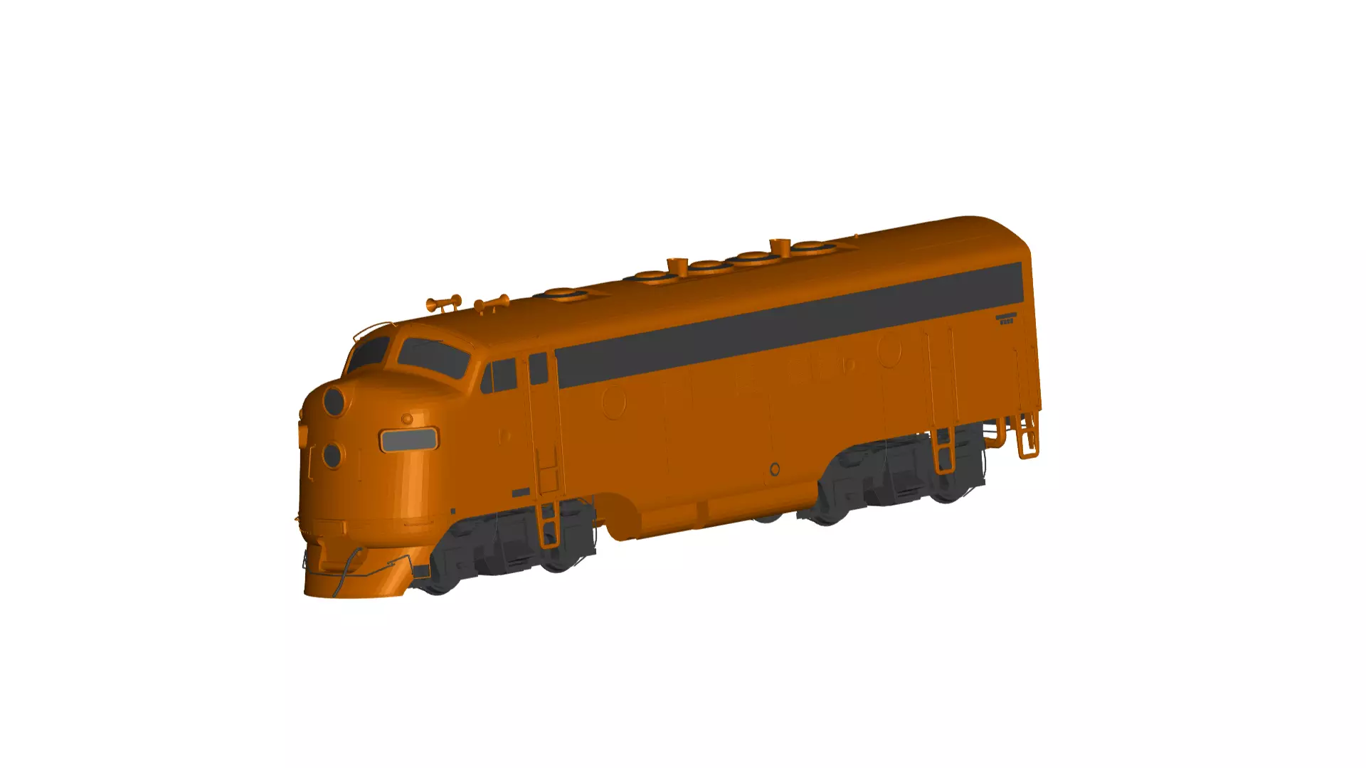 TRAIN 3D model