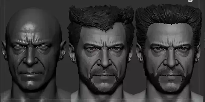 Wolverine -Hugh Jackman Likeness  3D model