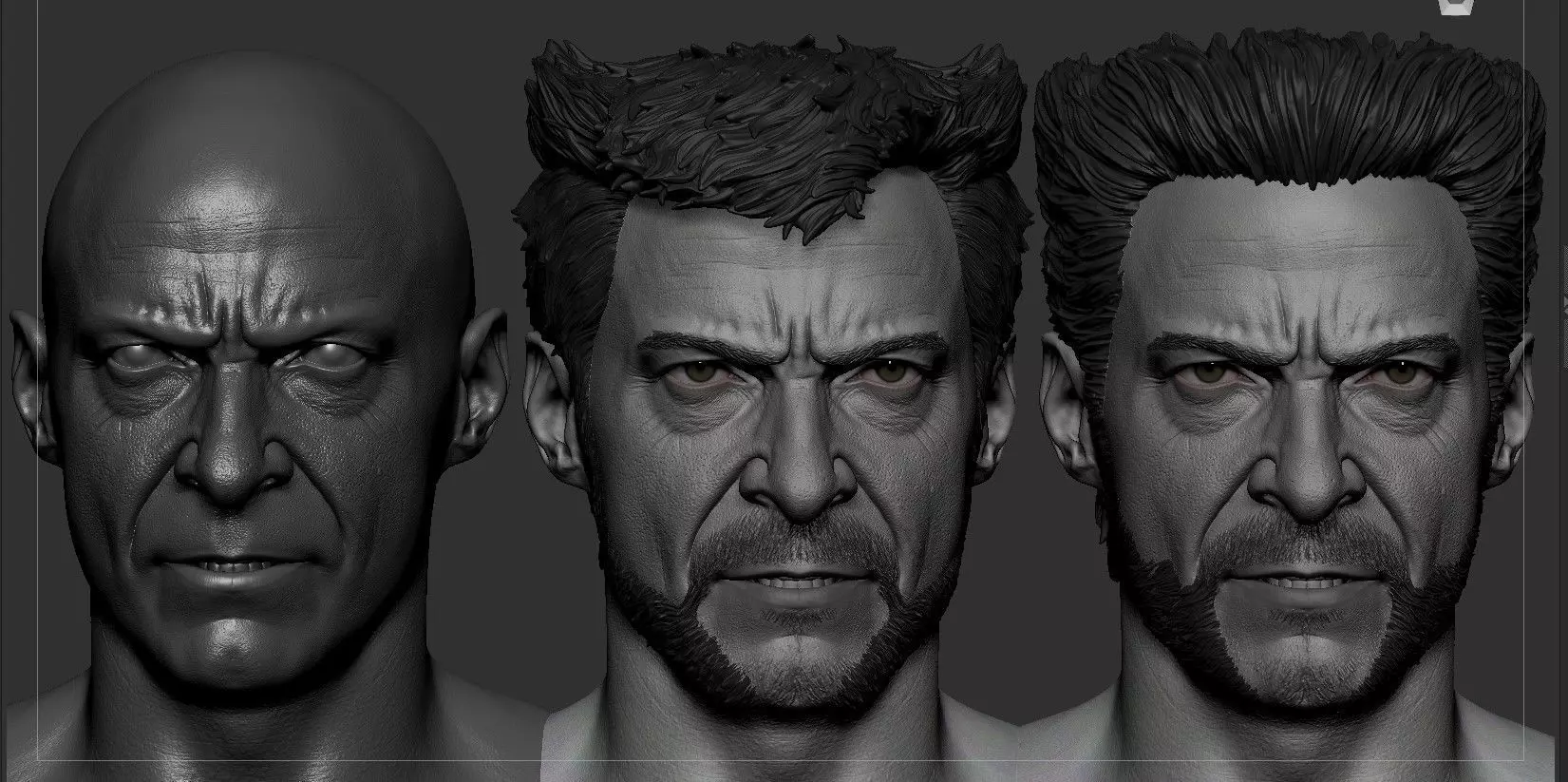 Wolverine -Hugh Jackman Likeness 3D model_0