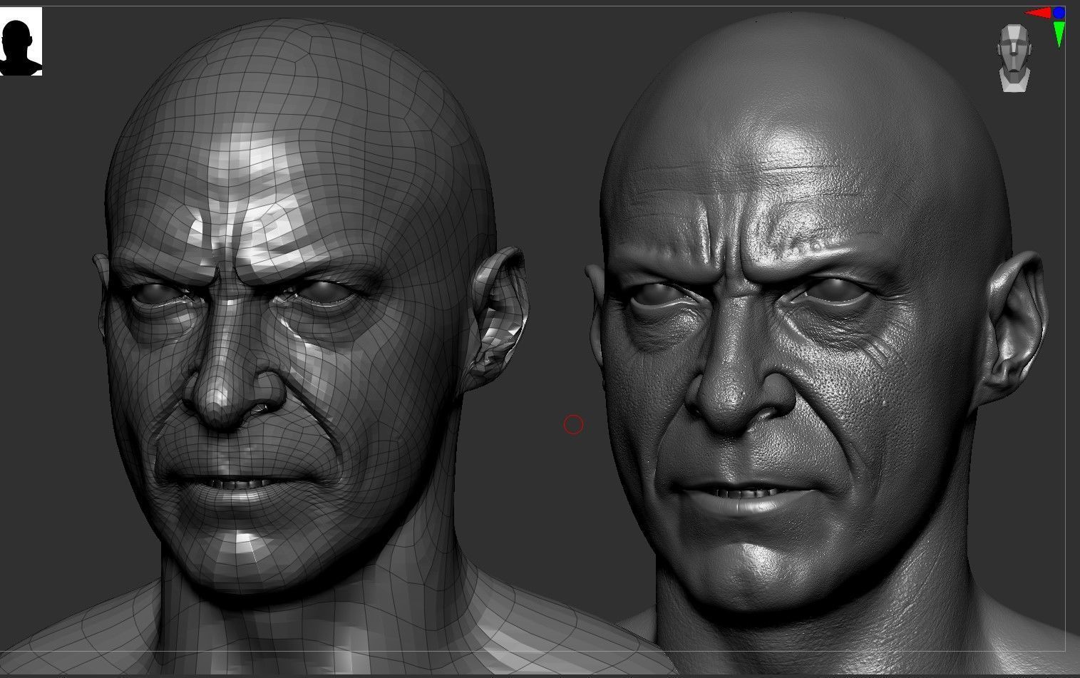 Wolverine -Hugh Jackman Likeness 3D model_8