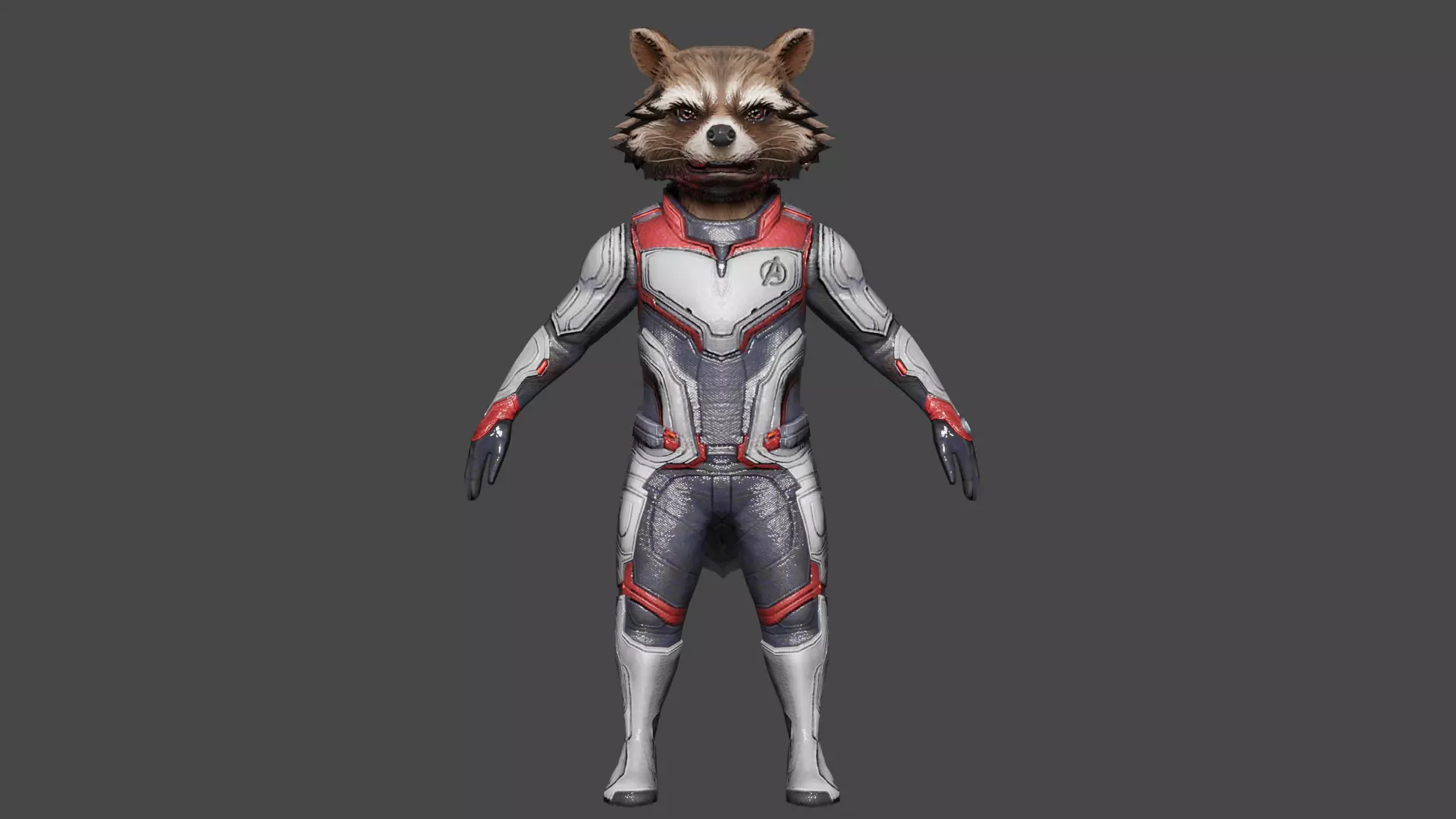 Rocket AE Team Suit Low-poly 3D model_0