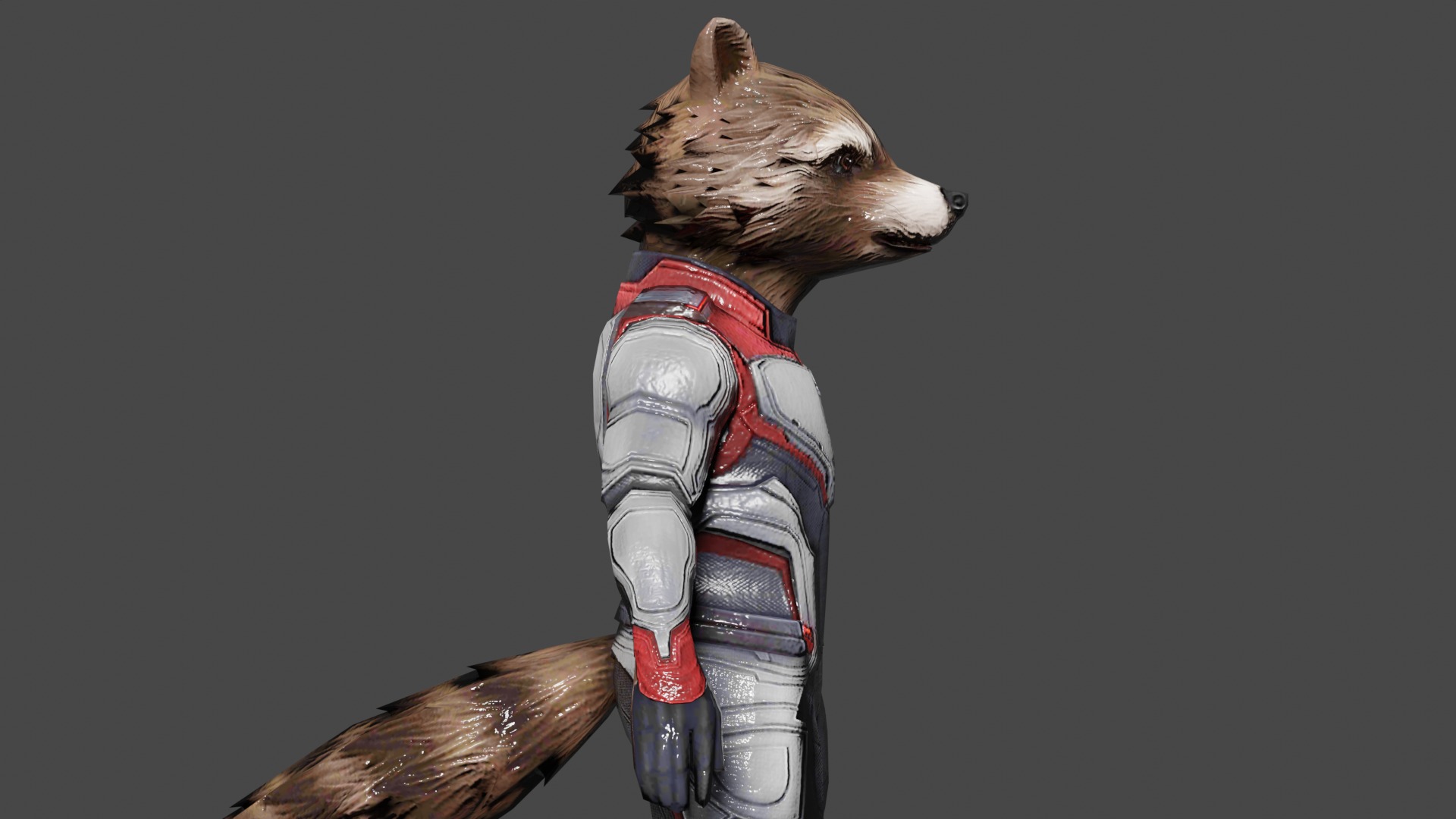 Rocket AE Team Suit Low-poly 3D model_3