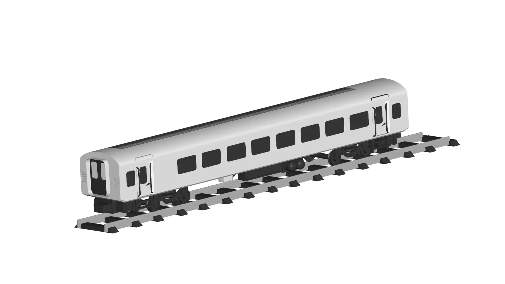 train -  rail   3D model_0
