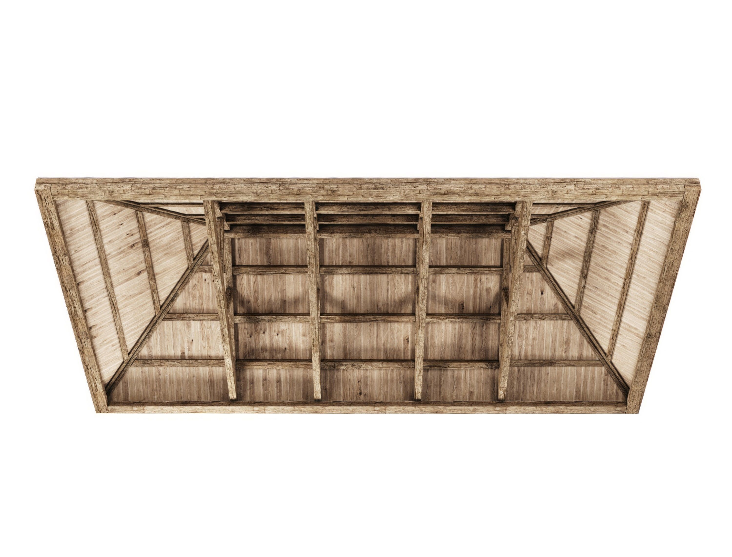 Wooden Ceiling V10  3D model_6