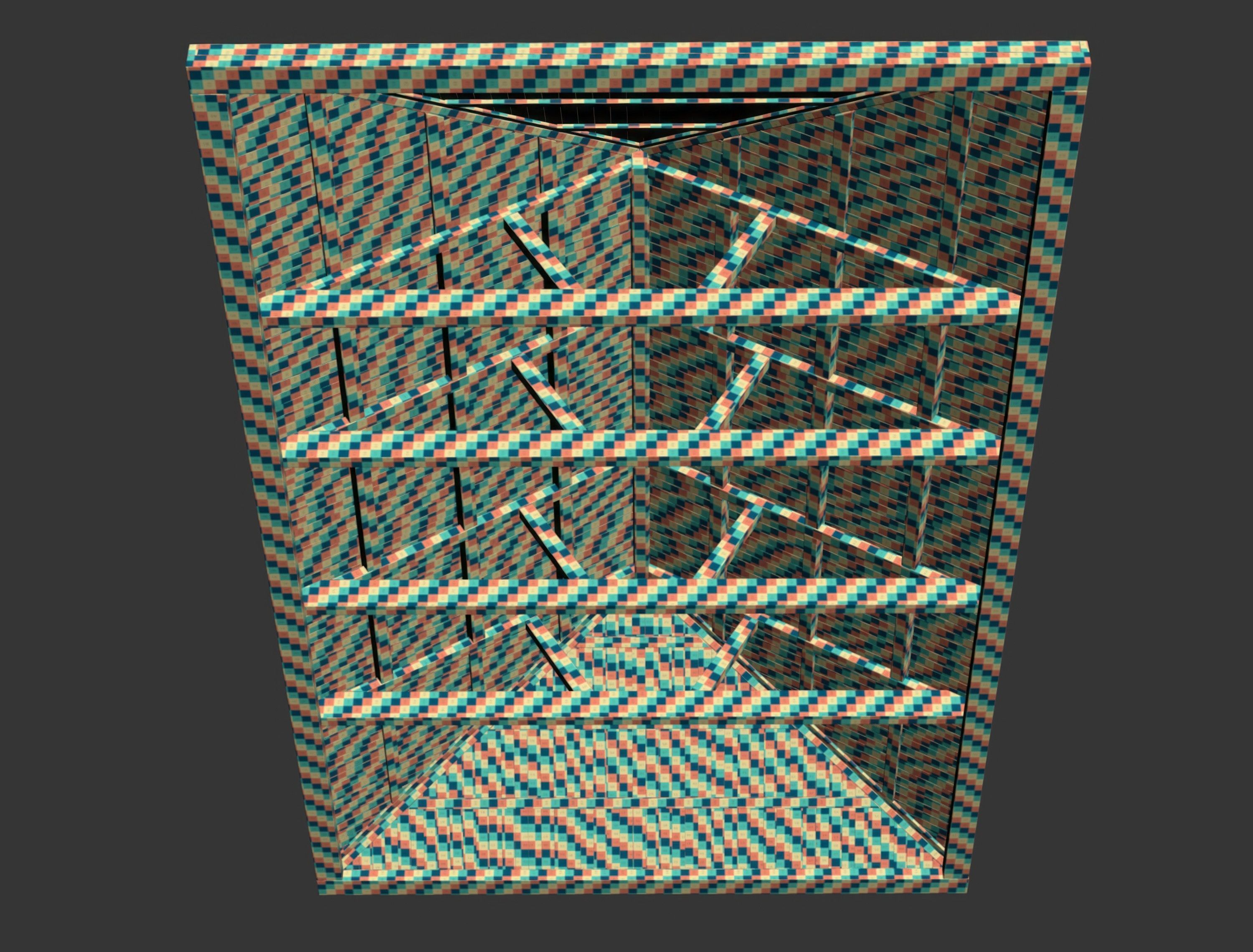 Wooden Ceiling V10  3D model_15