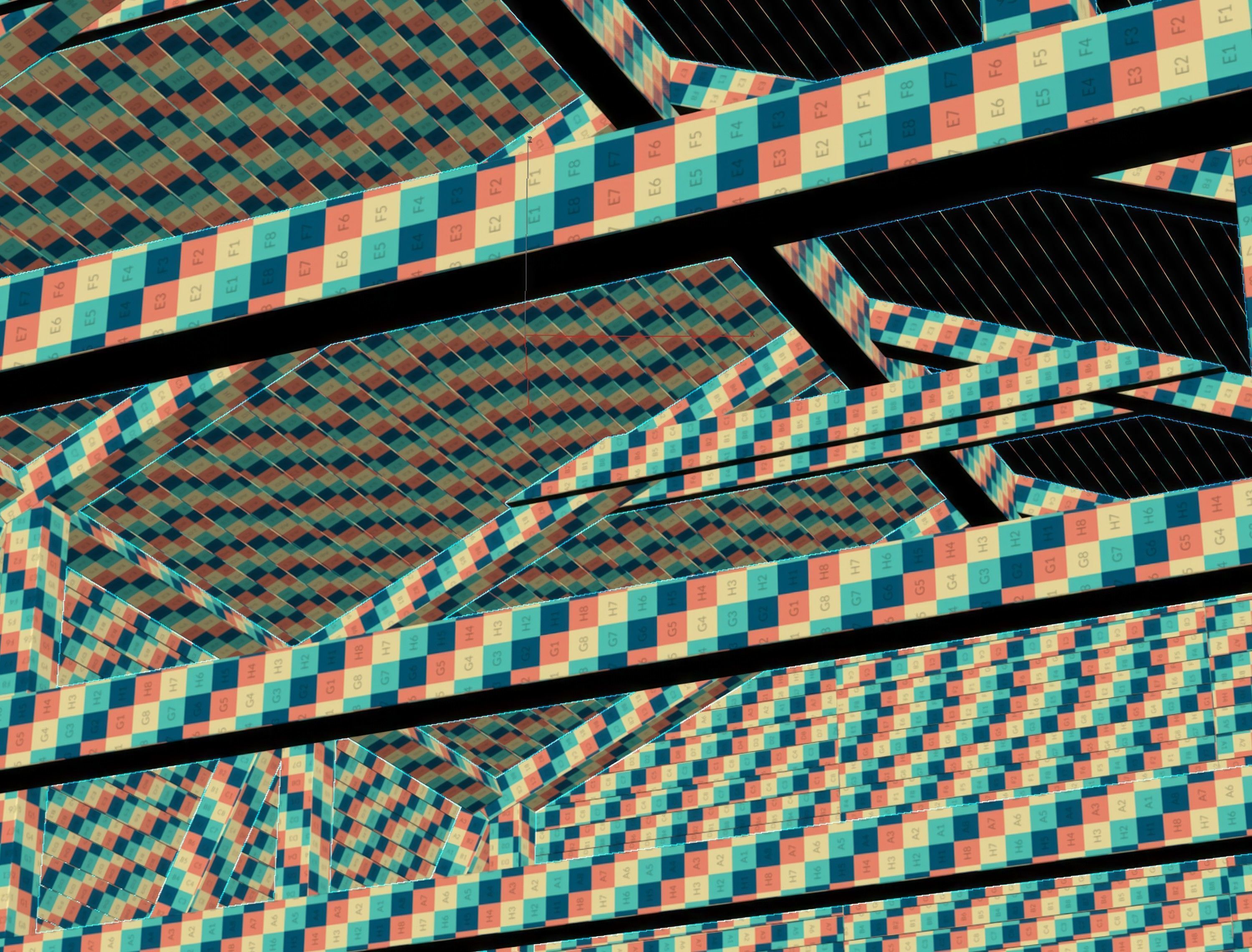 Wooden Ceiling V14  3D model_12