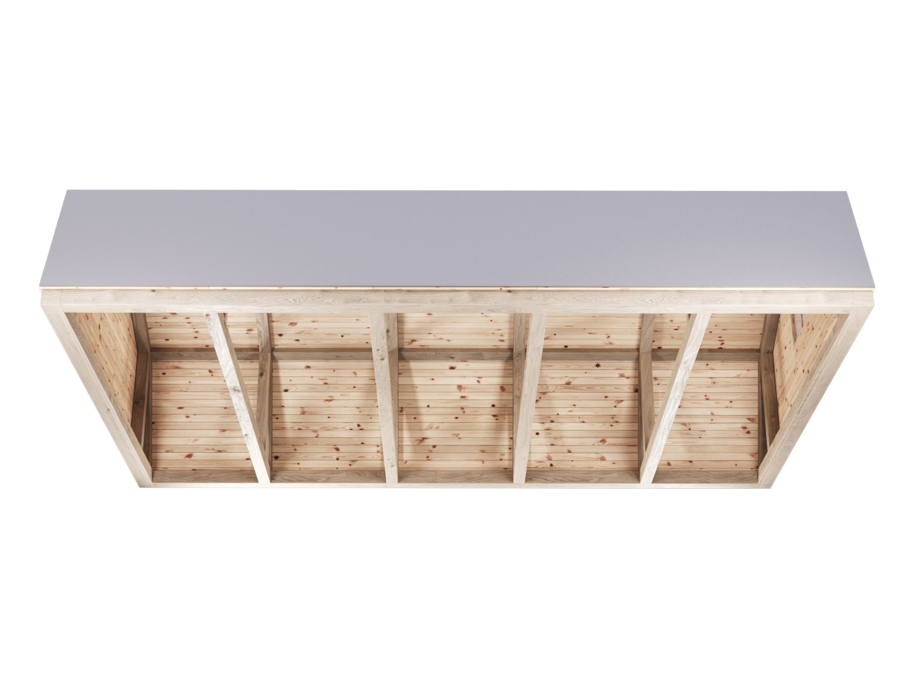 Wooden Ceiling V14  3D model_4