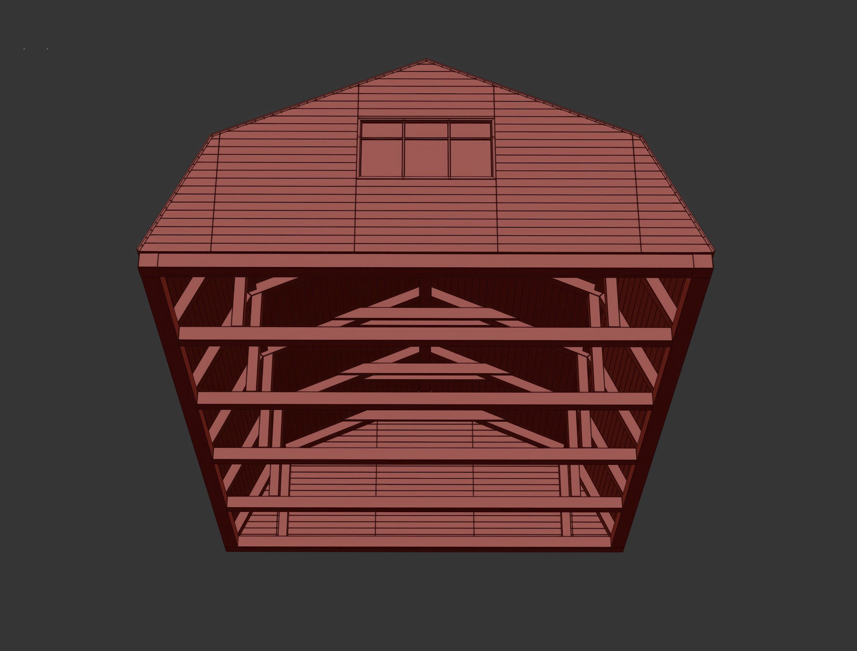 Wooden Ceiling V14  3D model_15