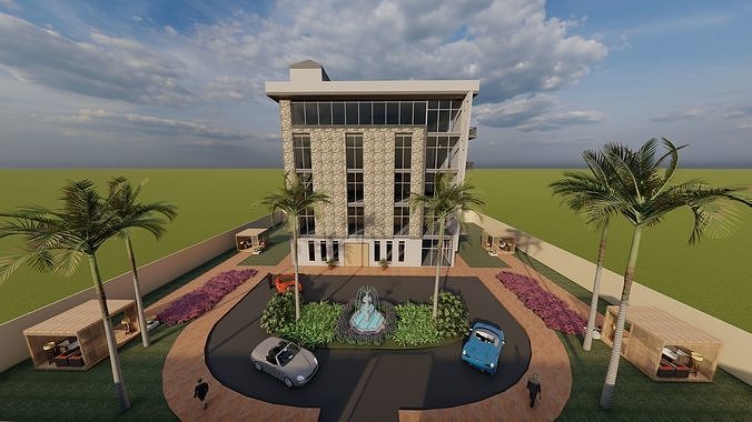 Administrative building  3D model