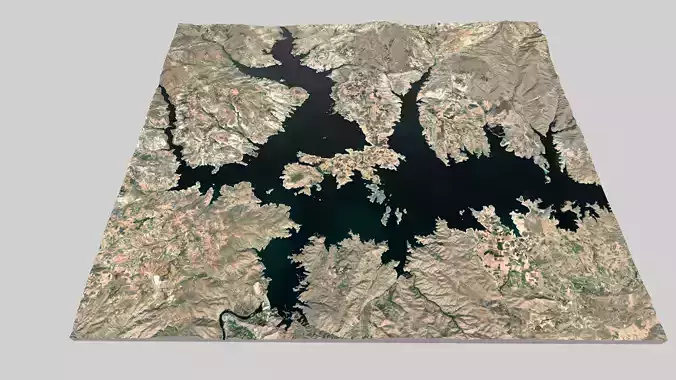 Keban Dam Lake 3D model