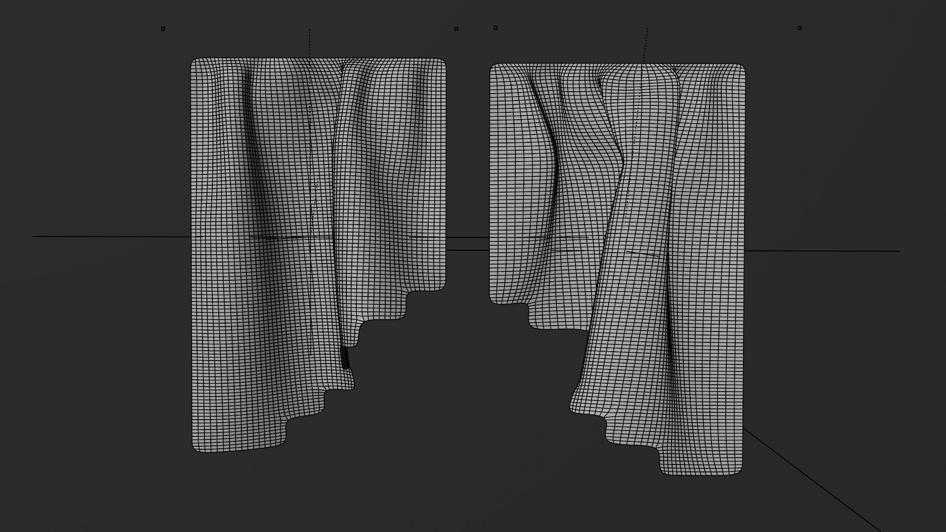 Presentation Curtains 3D model 3D model_4