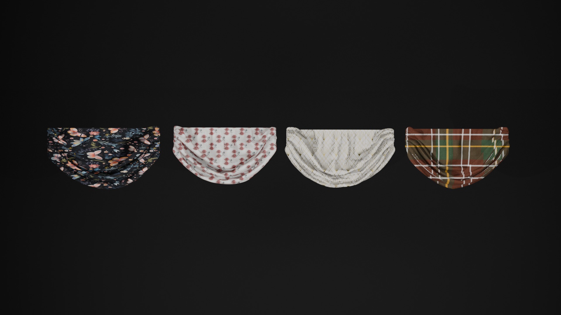 Presentation Curtains 3D model 3D model_2