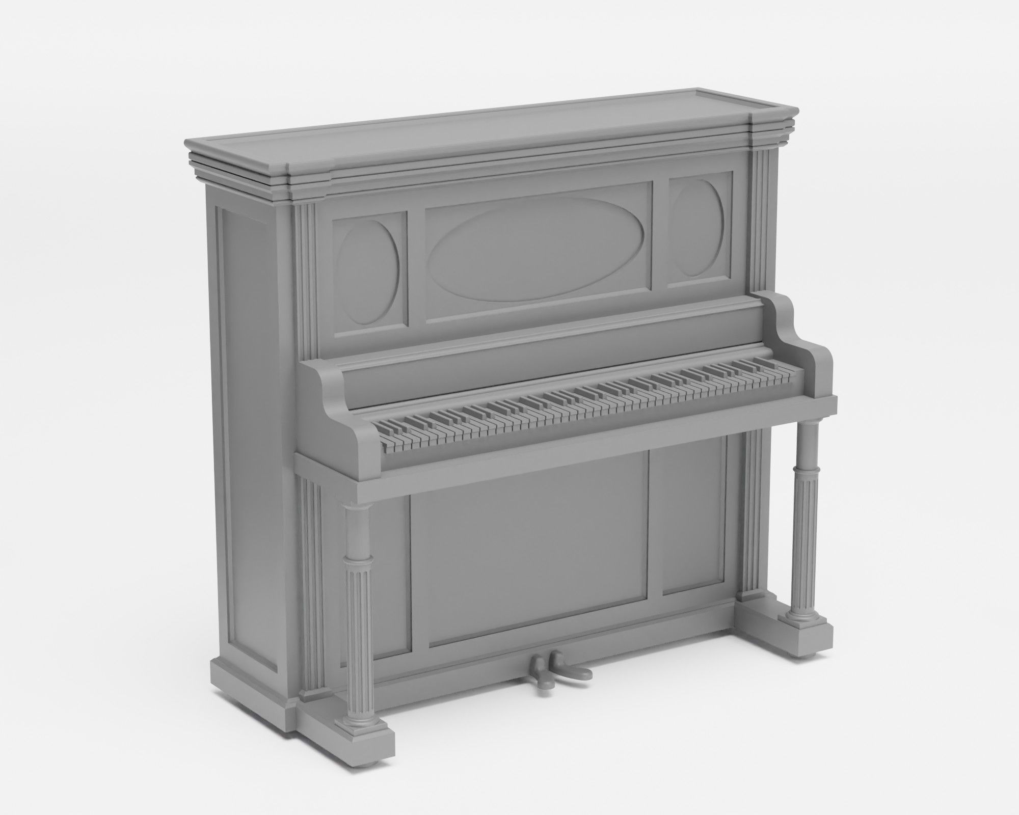 Musical Instruments Pack - 1-35 diorama accessories supported 3D print model_6