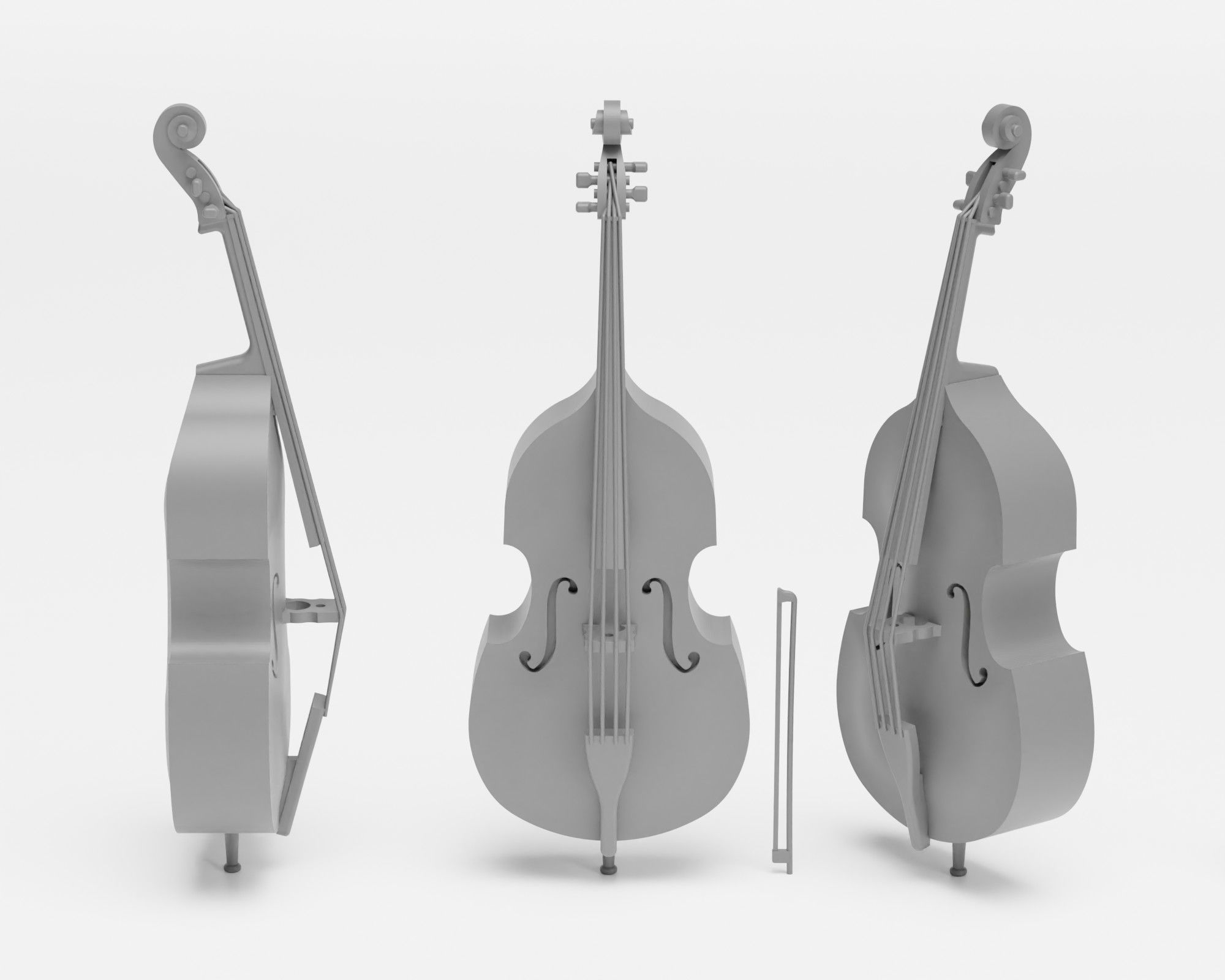 Musical Instruments Pack - 1-35 diorama accessories supported 3D print model_5
