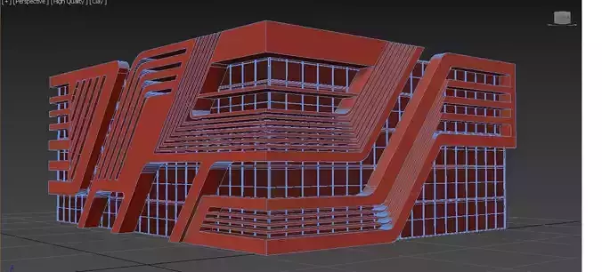 Modern Retail Building Model