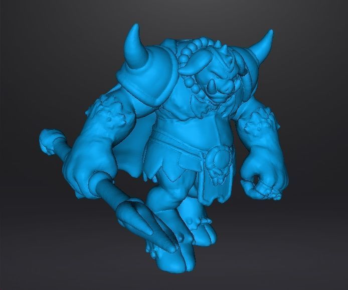 GANON MONSTER MINIATURE MODEL FOR FANTASY GAMES RPG AND DND 3D print model_11