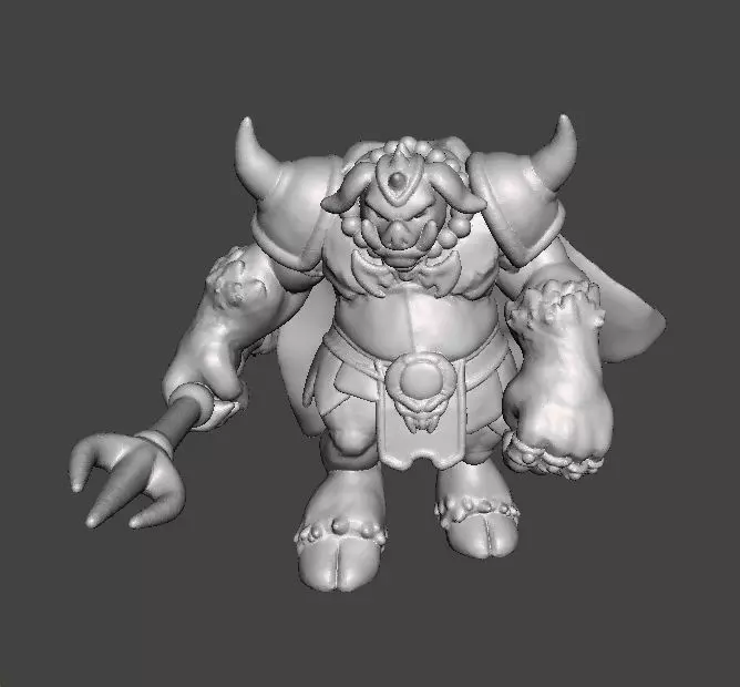 GANON MONSTER MINIATURE MODEL FOR FANTASY GAMES RPG AND DND 3D print model_0