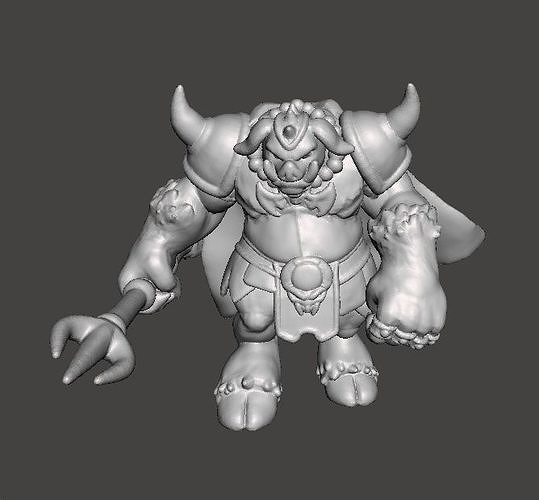 GANON MONSTER MINIATURE MODEL FOR FANTASY GAMES RPG AND DND 3D print model