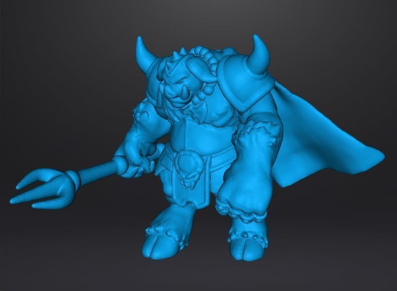 GANON MONSTER MINIATURE MODEL FOR FANTASY GAMES RPG AND DND 3D print model_10