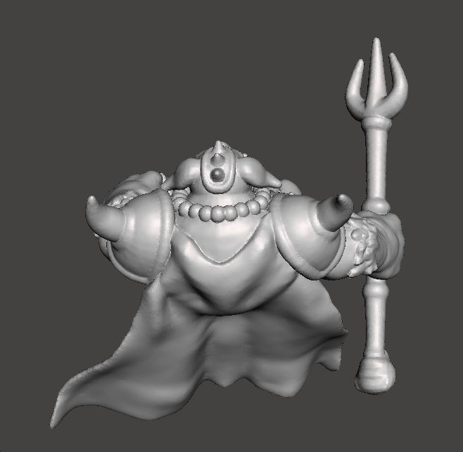 GANON MONSTER MINIATURE MODEL FOR FANTASY GAMES RPG AND DND 3D print model_7
