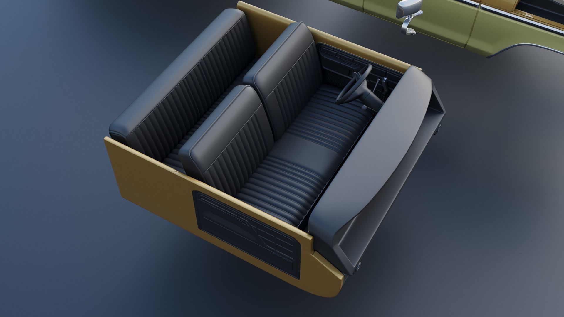 F-250 Super Cab 1974 3D print model_26