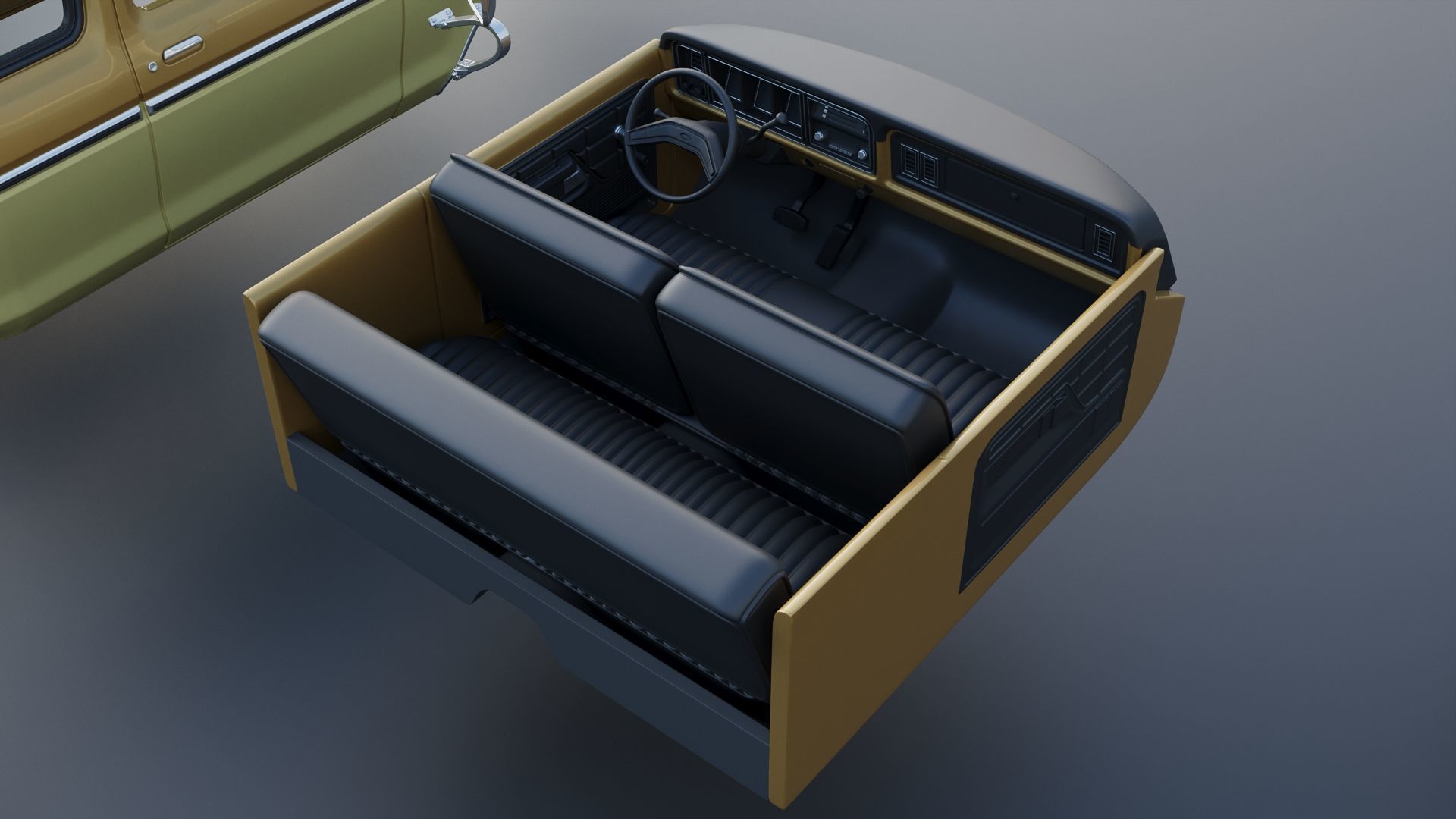 F-250 Super Cab 1974 3D print model_27