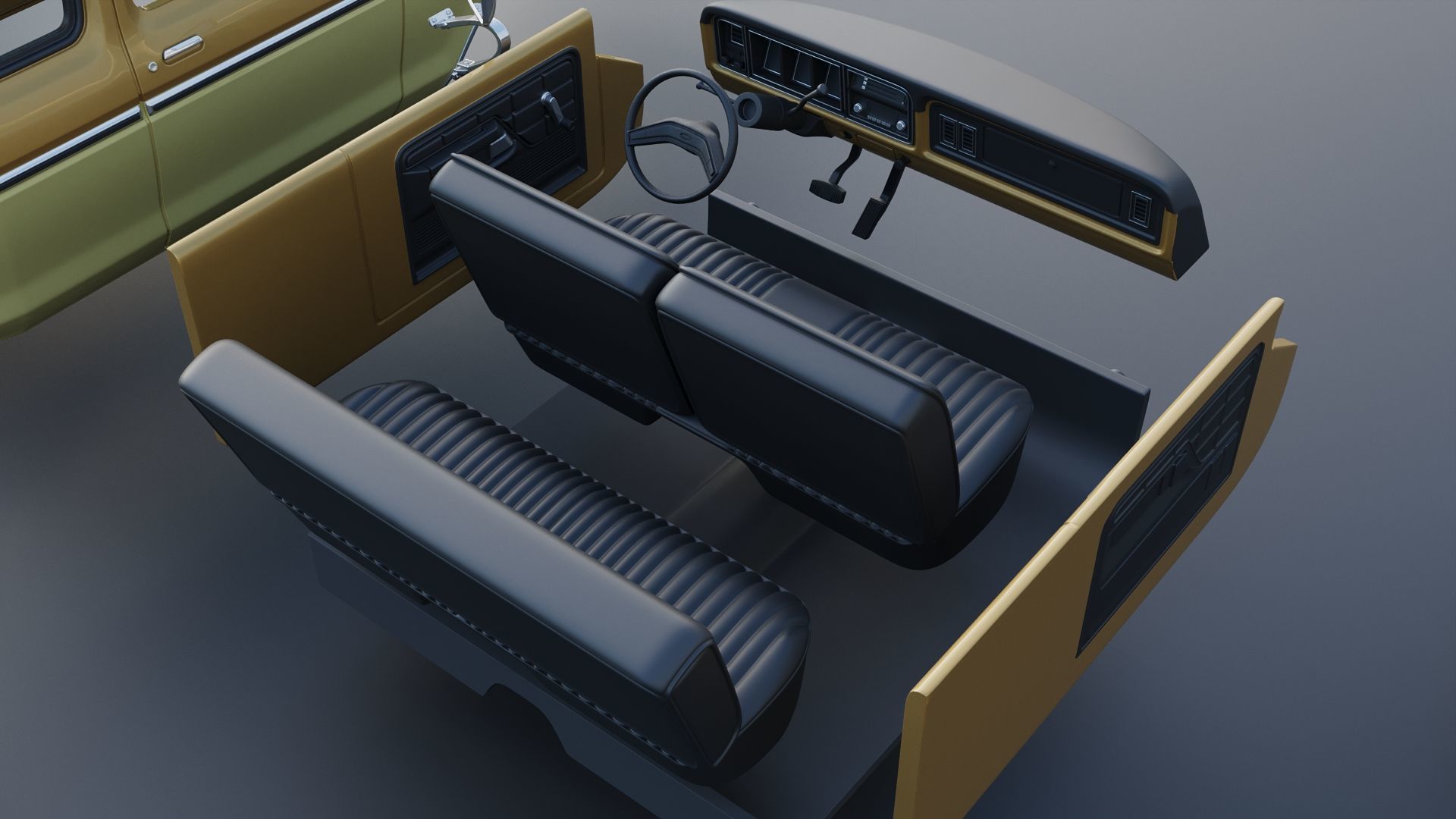 F-250 Super Cab 1974 3D print model_28