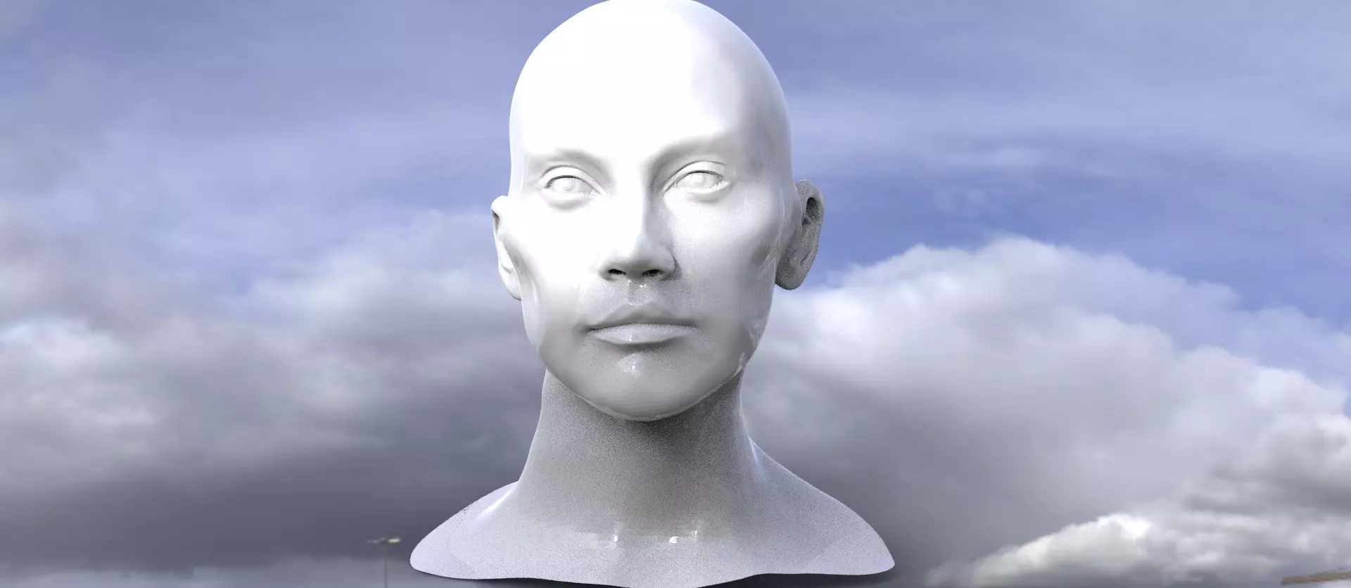 Teuta Statue head 1  3D model_0