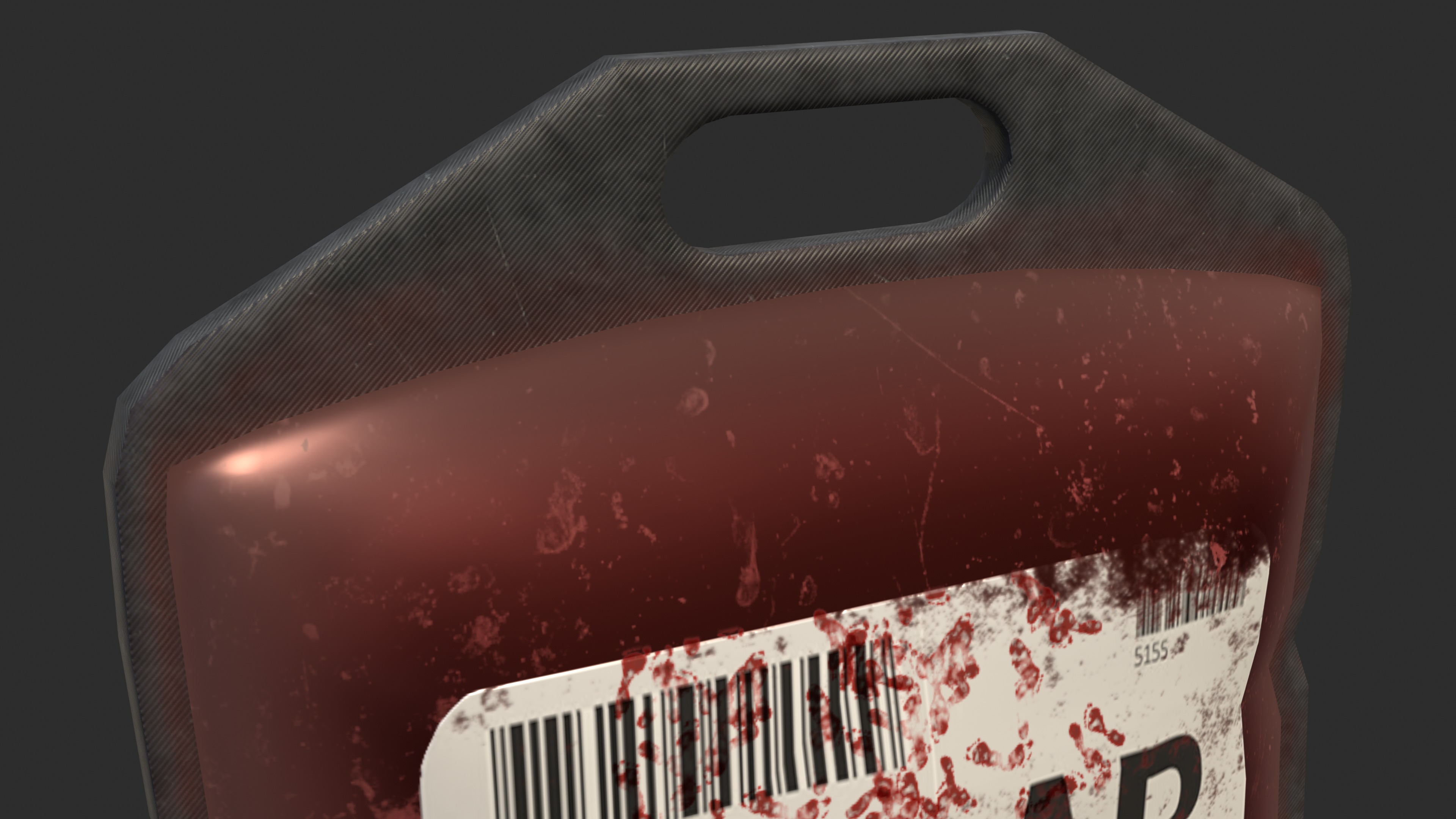 BloodBag Low Poly Low-poly 3D model_12