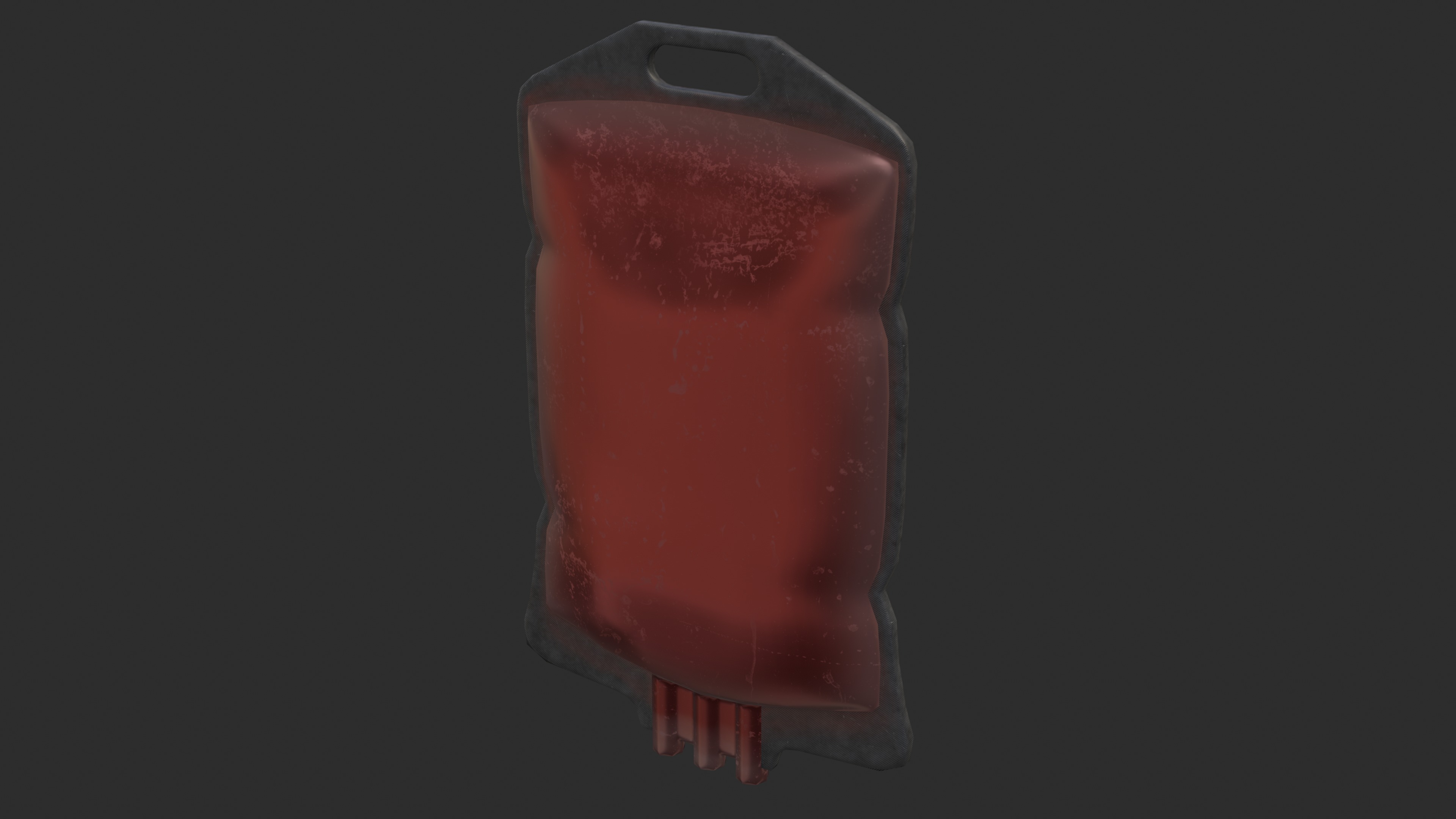 BloodBag Low Poly Low-poly 3D model_5