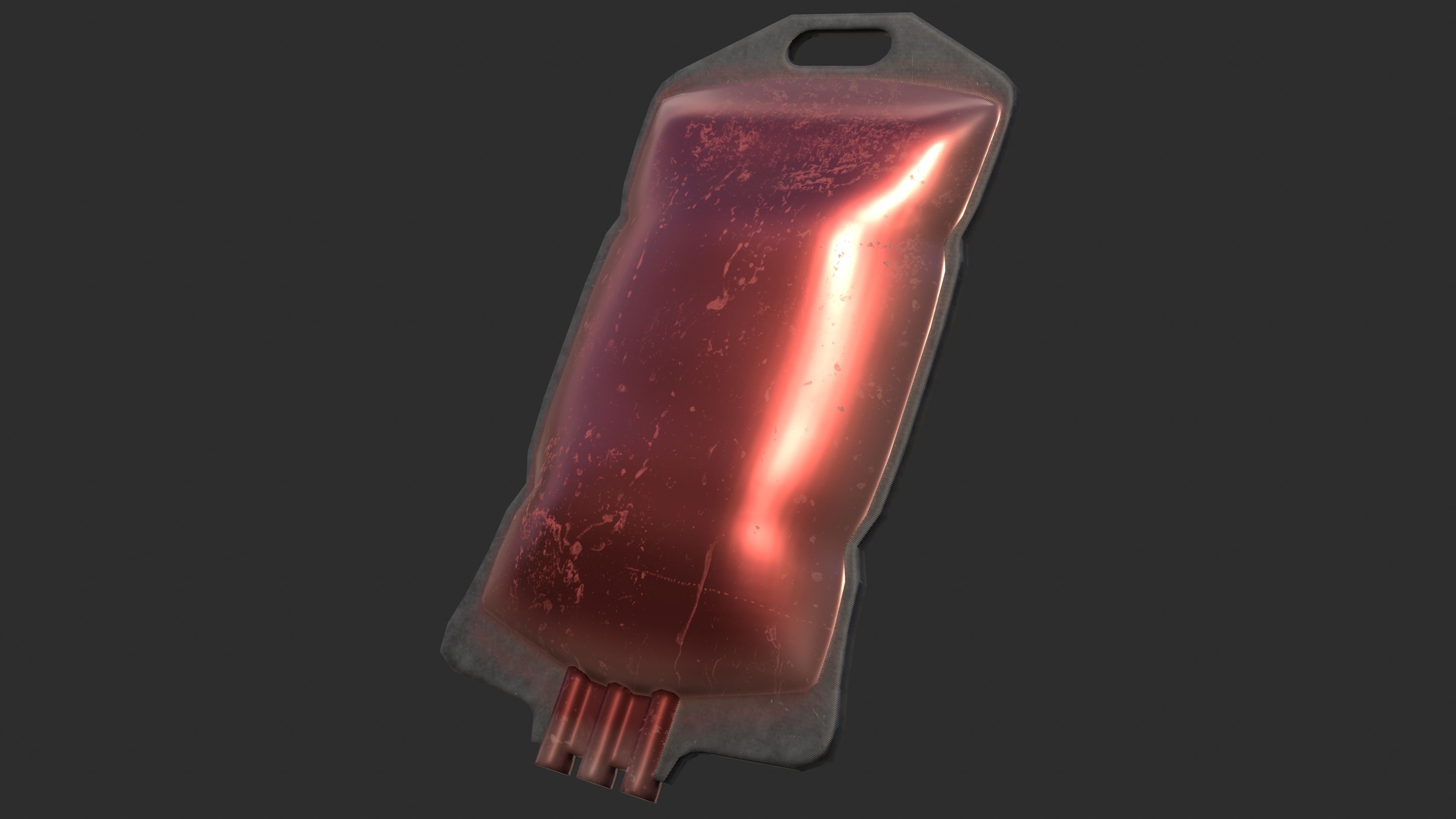 BloodBag Low Poly Low-poly 3D model_6