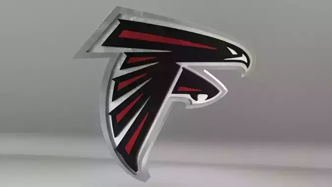 NFL Atlanta Falcons Logo 3D model