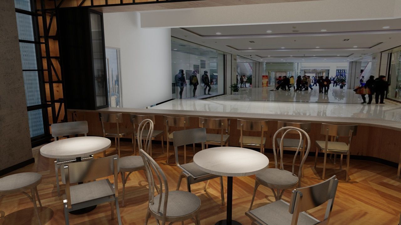 Restaurant 4 3D model_12