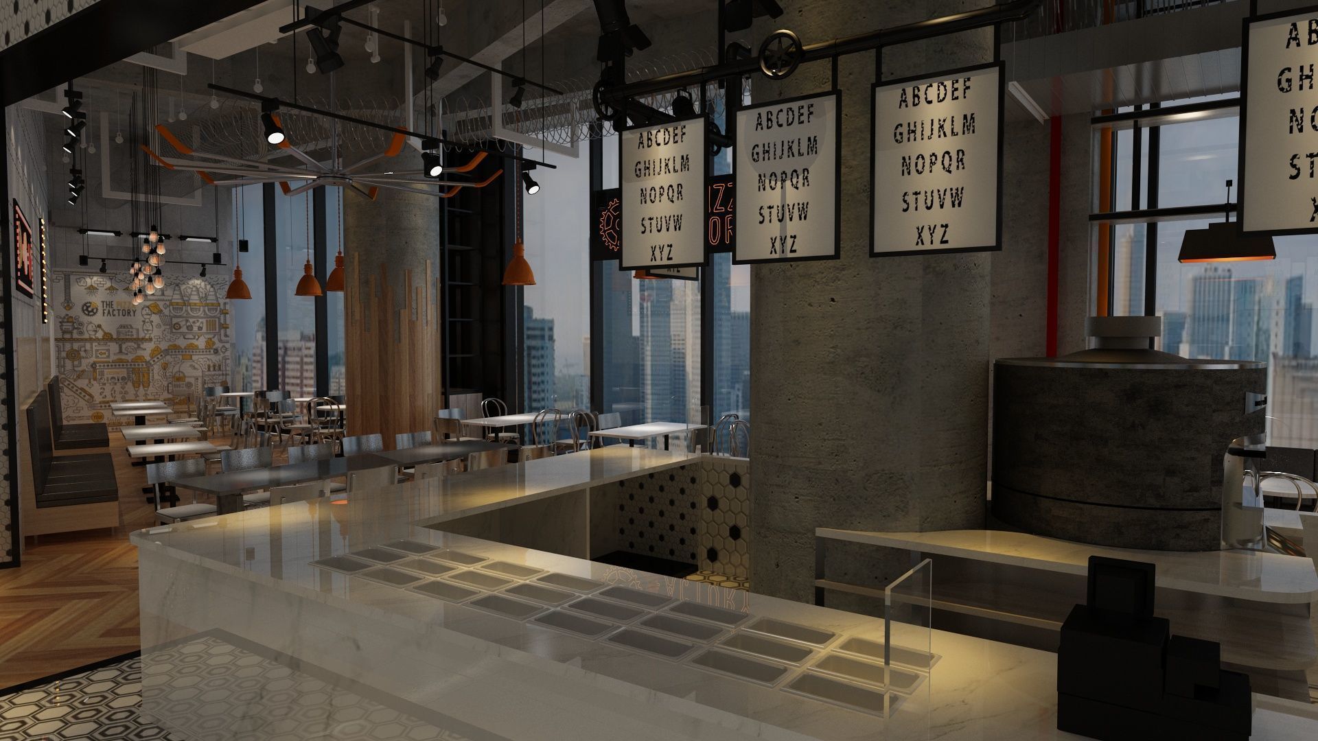 Restaurant 4 3D model_5