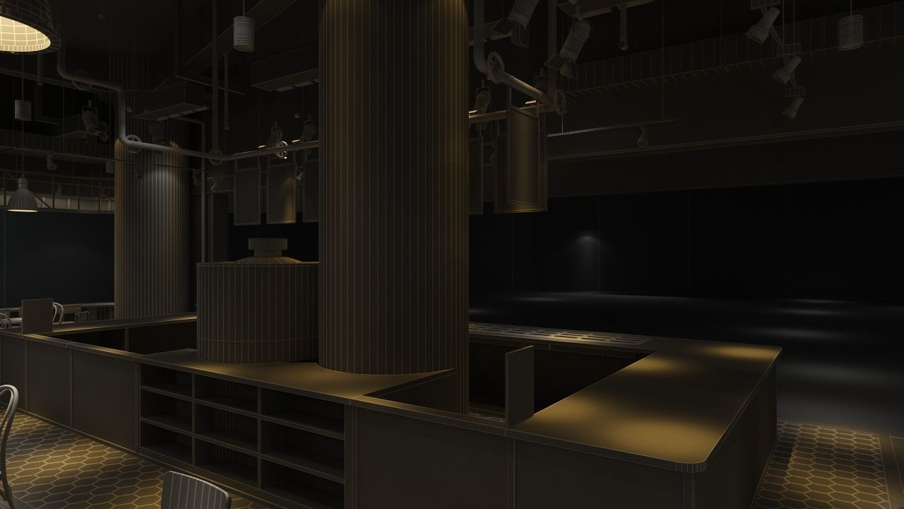 Restaurant 4 3D model_20