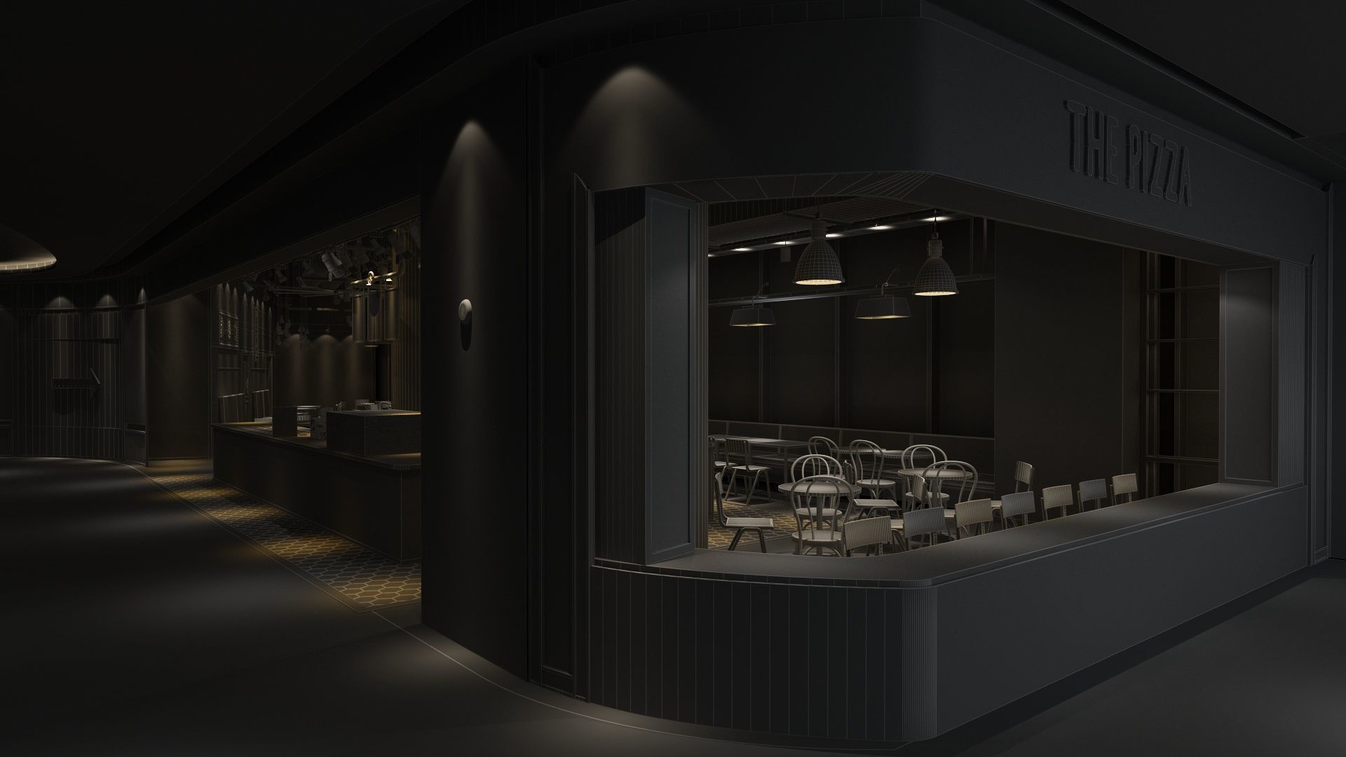 Restaurant 4 3D model_14