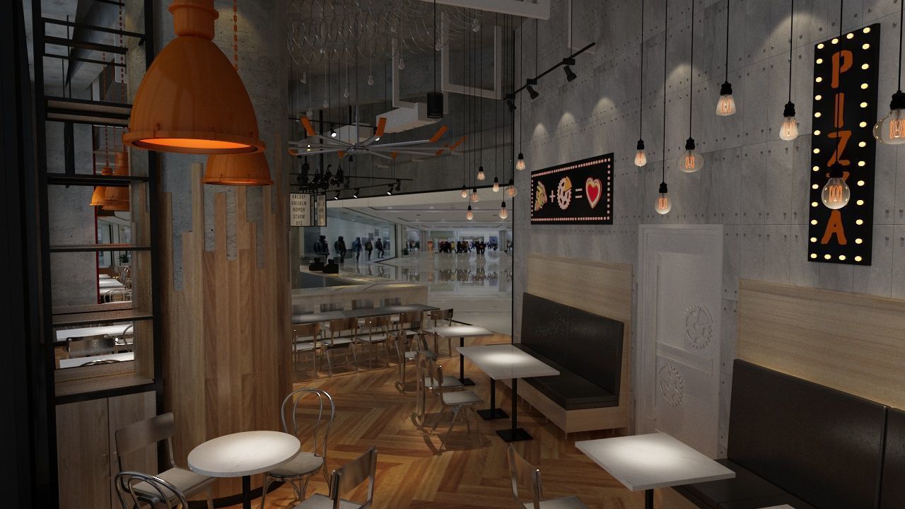 Restaurant 4 3D model_8